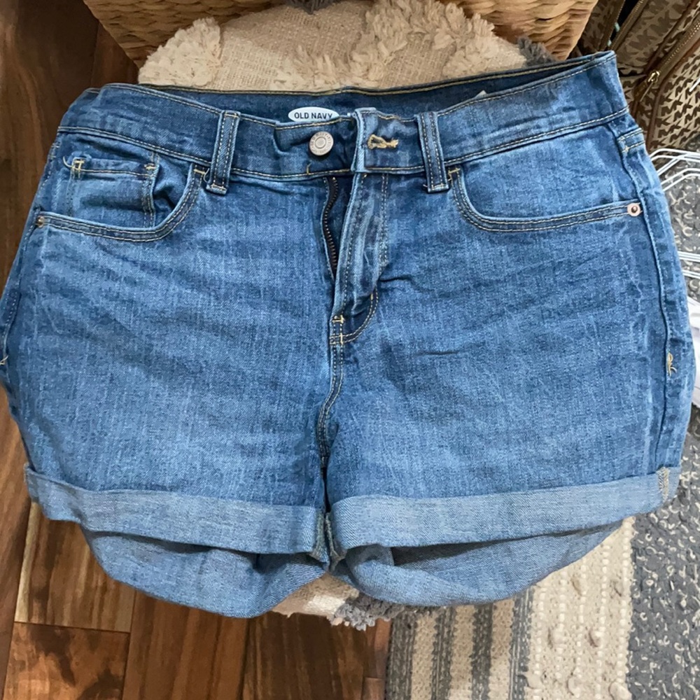 Denim shorts boyfriend